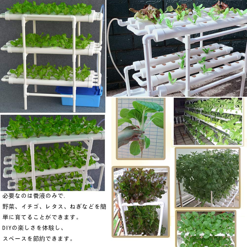 水耕栽培キット IZUMI 水耕栽培キット Hugvege SA-H133A-W （本体、培地スポンジ、液肥